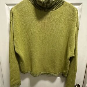 Cousin Johnny from Anthropology Green Turtleneck Sweater